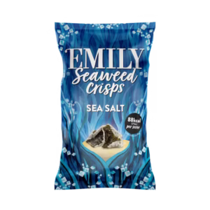 Emily Sea Salt Seaweed Crisps Sharing Bag 50g