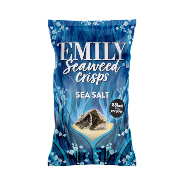 Emily Sea Salt Seaweed Crisps Sharing Bag 50g