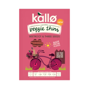 Kallo Beetroot & Three Seeds Veggie Thins 100g