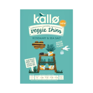 Kallo Rosemary & Sea Salt Veggie Thins 100g