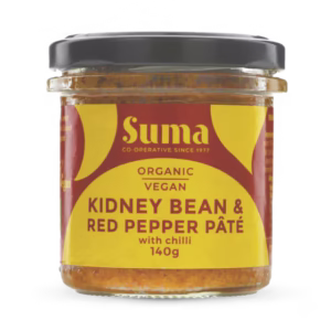 Suma Kidney Bean & Red Pepper Pate 140g