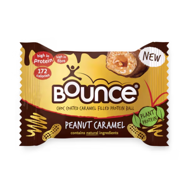 Bounce Chocolate Coated Peanut Caramel Protein Ball 40g