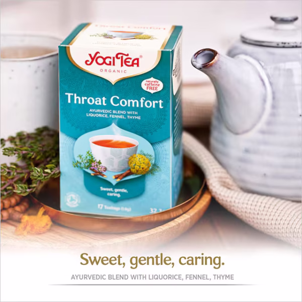 Yogi Tea Throat Comfort Organic 17 Tea Bags - Image 2