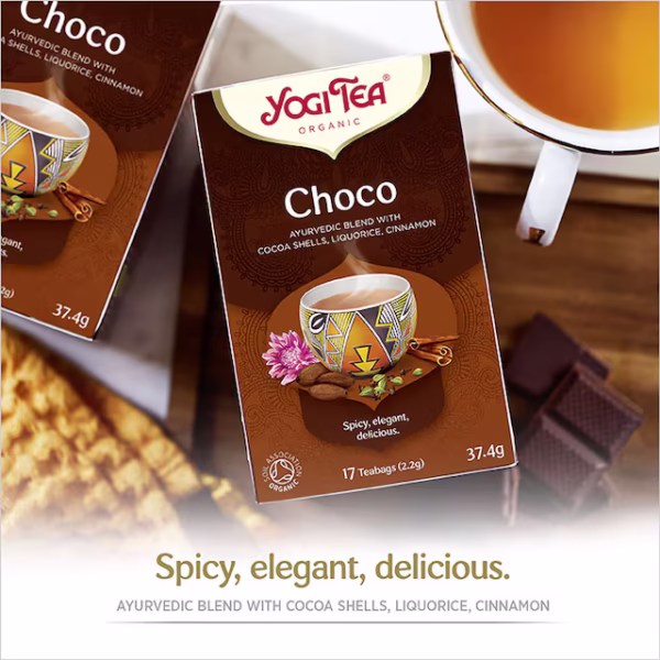 Yogi Tea Organic Choco 17 Tea Bags - Image 2