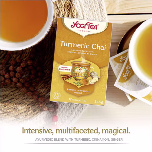 Yogi Tea Turmeric Chai 17 Tea Bags - Image 2