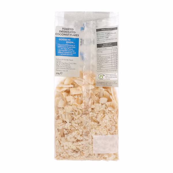 Holland & Barrett Toasted Coconut 210g - Image 2