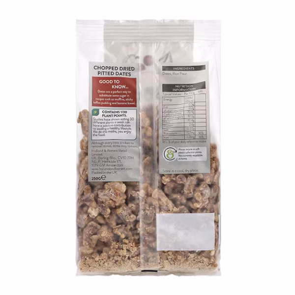 Holland & Barrett Chopped Dried Dates 250g - Image 2