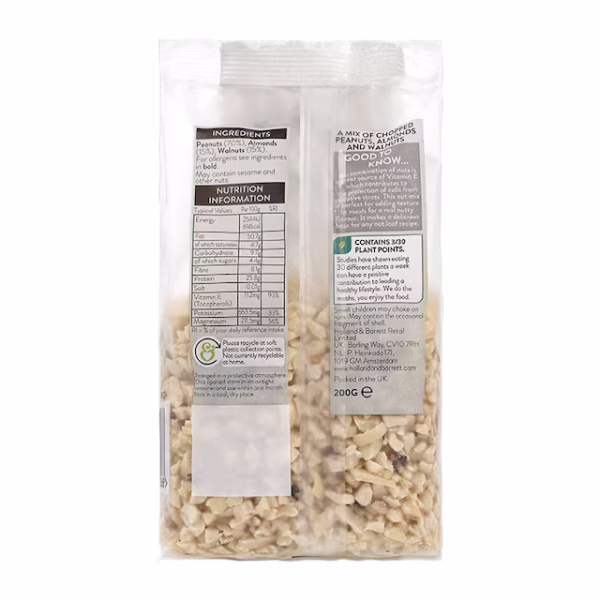 Holland & Barrett Chopped Mix Nuts 200g - Image 2