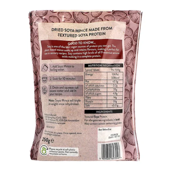 Holland & Barrett Soy Protein Mince 250g - Image 2