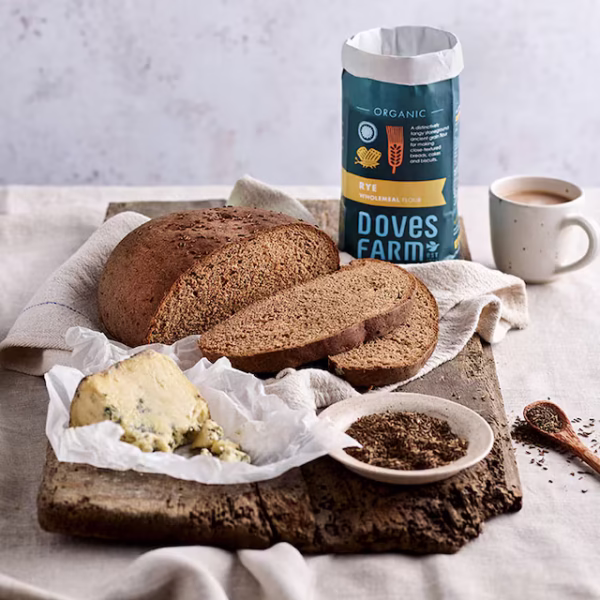 Doves Farm Organic Wholemeal Rye Flour 1kg - Image 2