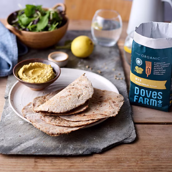 Doves Farm Organic Wholemeal Rye Flour 1kg - Image 3