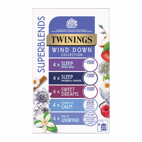Twinings Superblends Wind Down Tea Collection 20 Tea Bags