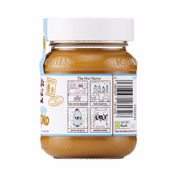 Pip & Nut Crunchy Almond Butter 170g - Image 3