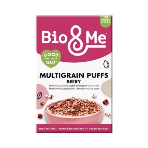 Bio&Me Gut Health Multigrain Puffs Berry 200g