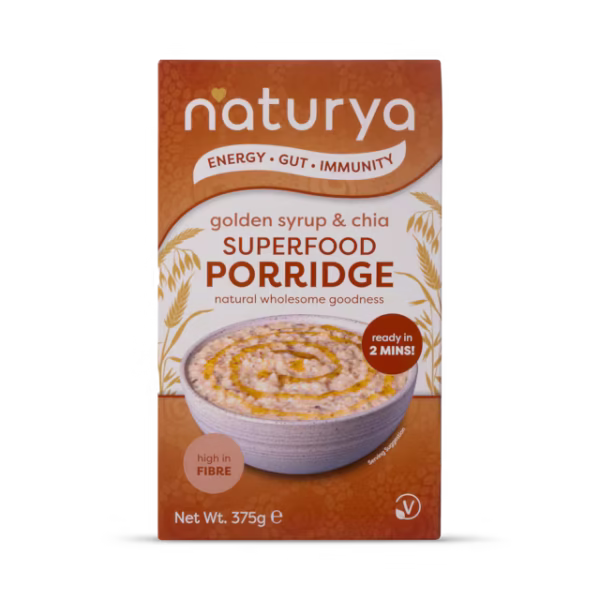 Naturya Porridge Golden Syrup & Chia 375g