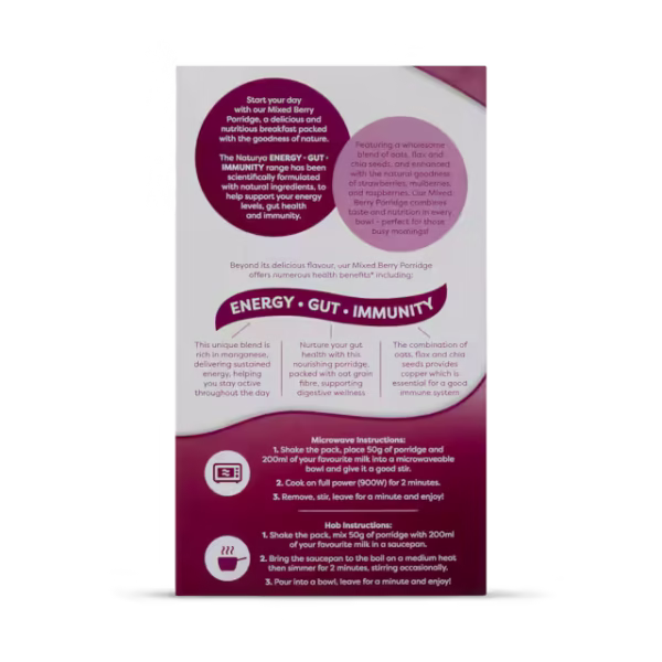 Naturya Porridge Mixed Berry 375g - Image 2