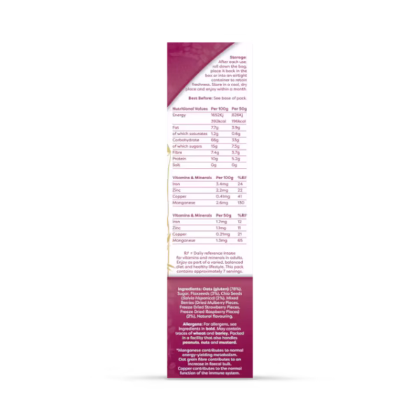 Naturya Porridge Mixed Berry 375g - Image 4