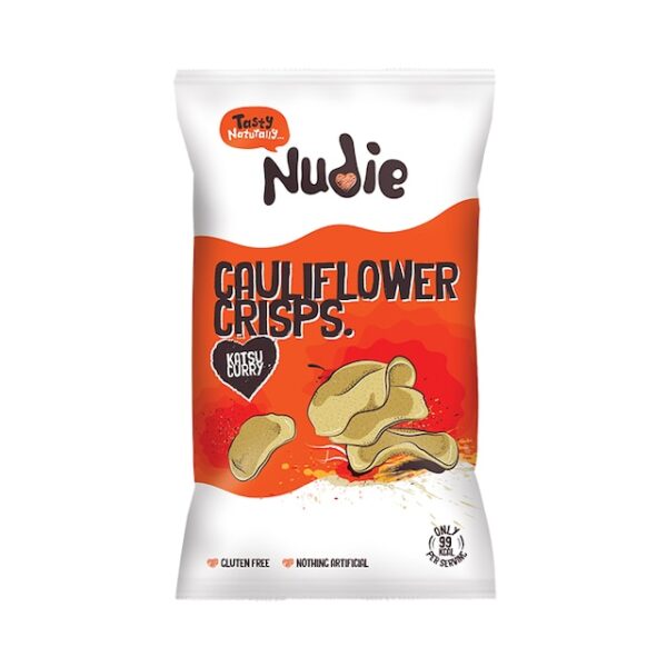 Nudie Katsu Curry Cauliflower Crisps 80g