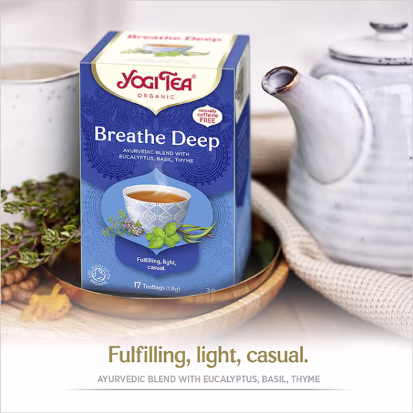 Yogi Tea Breathe Deep Organic 17 Tea Bags - Image 2