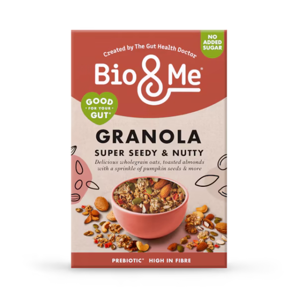 Bio & Me Super Seedy & Nutty Gut-Loving Granola 360g