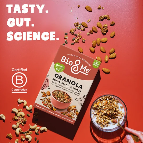 Bio & Me Super Seedy & Nutty Gut-Loving Granola 360g - Image 4