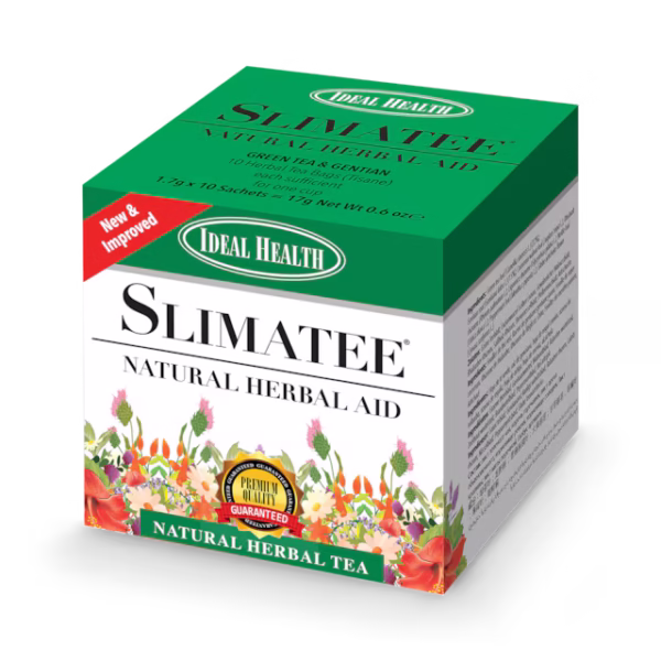 Ideal Health Slimatee Green Tea & Gentian 10 Tea Bags - Image 2