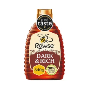 Rowse Squeezy Dark & Rich Honey 340g