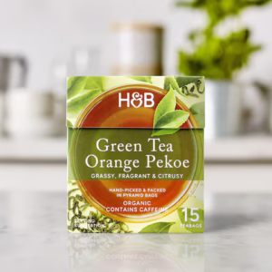 Holland & Barrett Orange Pekoe Green Tea 15 Tea Bags
