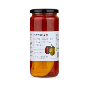 Odysea Roasted Red & Yellow Peppers in Brine 450g