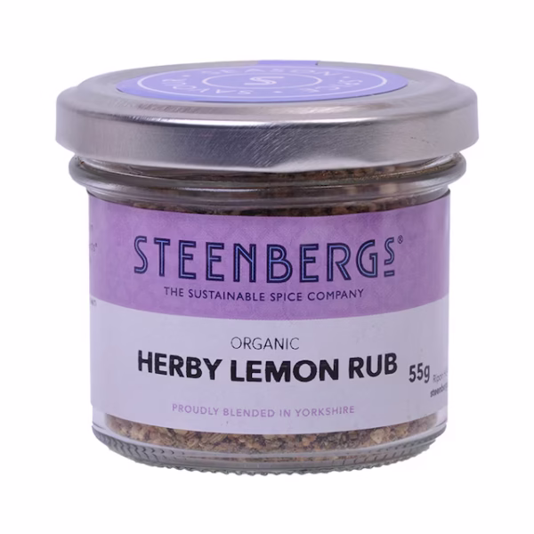 Steenbergs Organic Herby Lemon Rub 55g