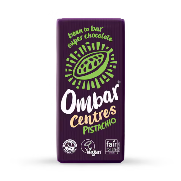 Ombar Centres Pistachio Chocolate Bar 70g