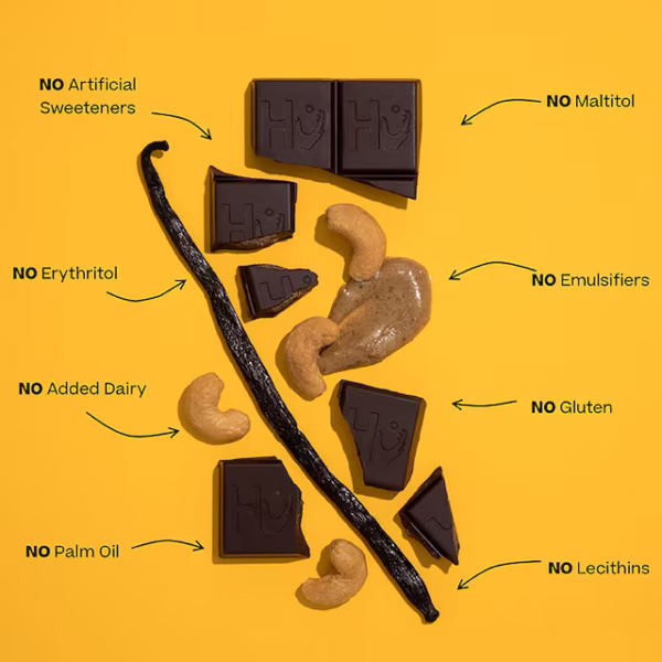 Hu Cashew Butter + Pure Vanilla Bean Dark Chocolate Bar 60g - Image 3