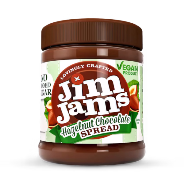 JimJams Vegan No Added Sugar Hazelnut Chocolate Spread 330g