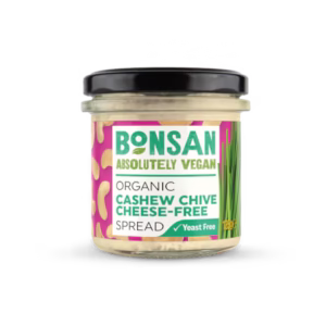 Bonsan Absolutely Vegan Organic Cashew & Chive Spread 135g