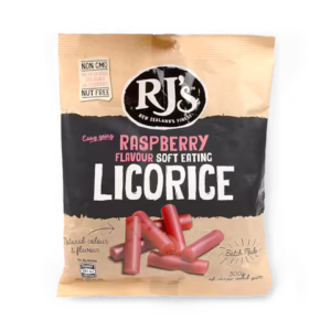 RJs Natural Licorice Raspberry 300g