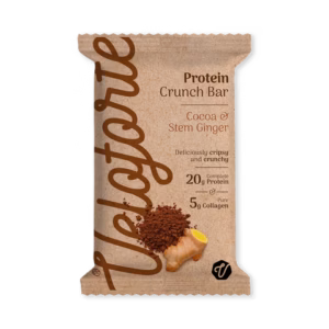 Veloforte Protein Crunch Cocoa & Stem Ginger Bar 68g
