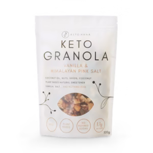 Keto Hana Vanilla & Himalayan Pink Salt Keto Granola 300g