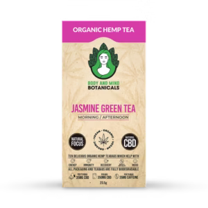 Body & Mind Botanicals CBD Hemp Tea Jasmine 10 Tea Bags