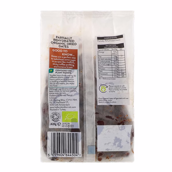 Holland & Barrett Organic Dates 420g - Image 2