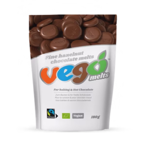 Vego Fine Hazelnut Gianduja Hot Chocolate Melts 180g