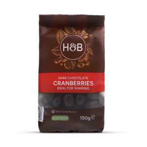 Holland & Barrett Dark Chocolate Cranberries 150g