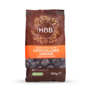Holland & Barrett Dark Chocolate Crystallised Ginger 150g