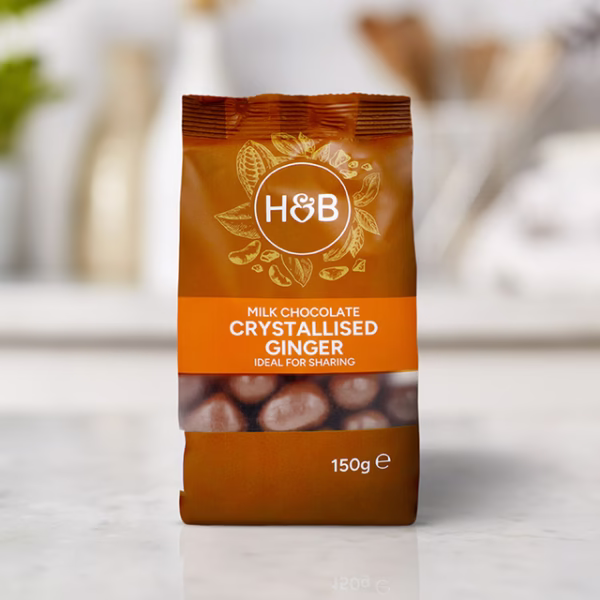 Holland & Barrett Milk Chocolate Crystallised Ginger 150g - Image 2