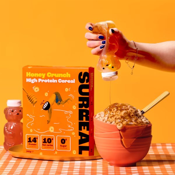 Surreal High Protein Cereal Sugar Honey 240g - Image 4