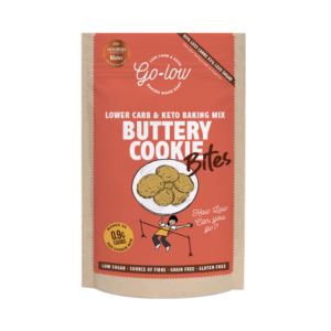 Go Low Baking Low Sugar & Keto Buttery Cookie Bites Baking Mix 134g
