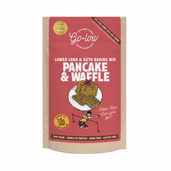 Go Low Baking Keto & Low Sugar Pancake & Waffle Mix 150g