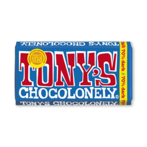 Tony's Chocolonely Extra Dark Chocolate 70% 180g
