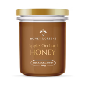 Honey & Greens British Apple Orchard Honey 240g