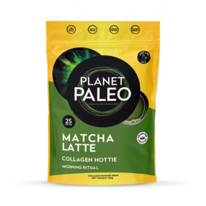 Planet Paleo Matcha Latte 225g. Collagen Powder Drink.