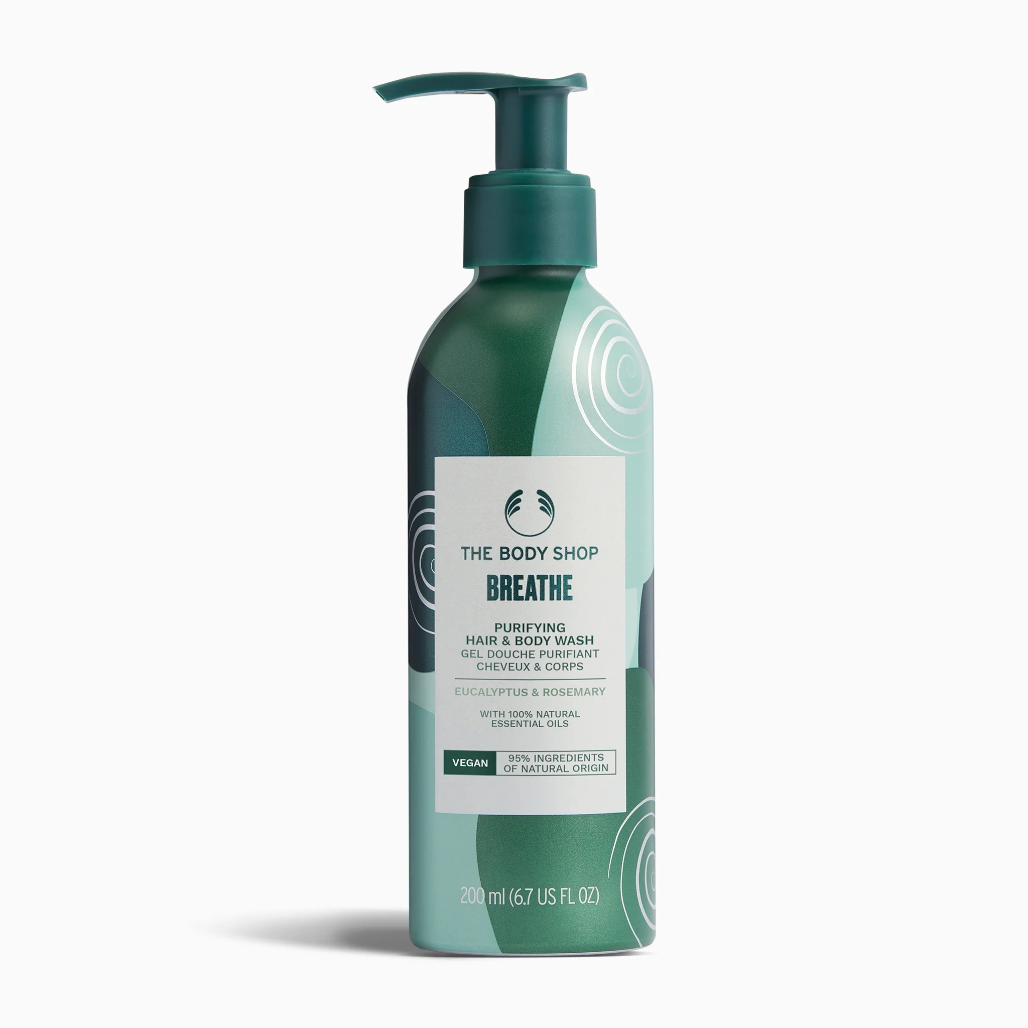 The Body Shop Breathe Purifying Hair & Body Wash 200ml